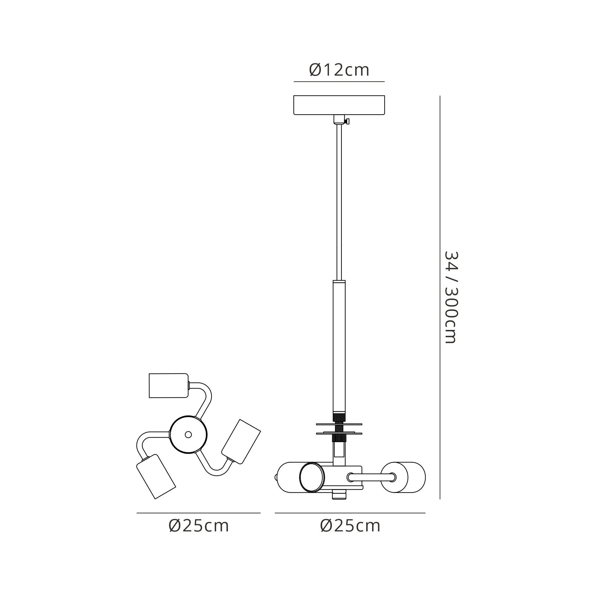 Baymont BL Ceiling Lights Deco Single Pendant